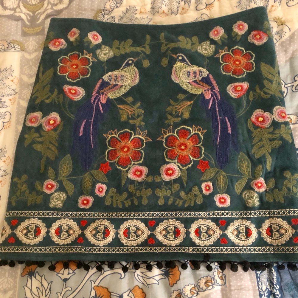 Beautiful cotton embroidered skirt